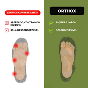 [COMPRE 1, LEVE 2] OrthoX – Tênis de Conforto Ergonômico para Alívio da Dor – Unissex