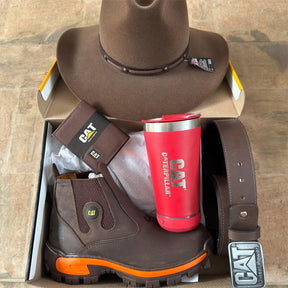 Kit Bota Masculina Adventure e Palmilha Ortopédica +BRINDES