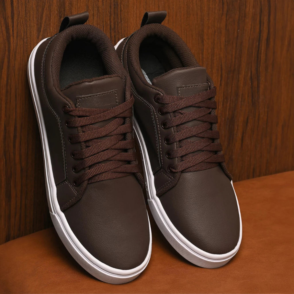Tenis Sapatênis Casual Couro