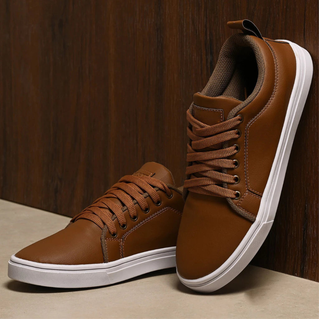 Tenis Sapatênis Casual Couro
