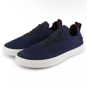 Sapatenis Tenis Masculino Casual Basico Calce Facil Knit Lançamento