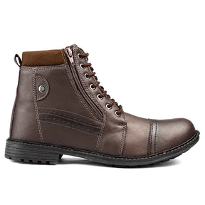 Kit de 2 Pares Bota Coturno Casual Ferraretto + Chinelo e Relógio