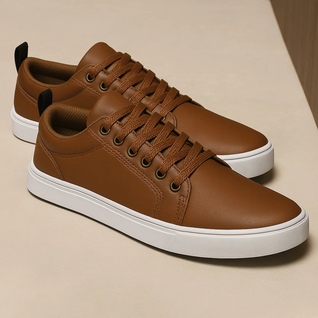 Tenis Sapatênis Casual Couro